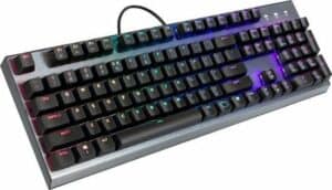 Cooler Master Gaming CK350 toetsenbord USB QWERTY Amerikaans Engels Metallic