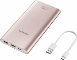 Samsung Powerbank 10.000 mAh 2x USB - Snellader - (USB C) Pink