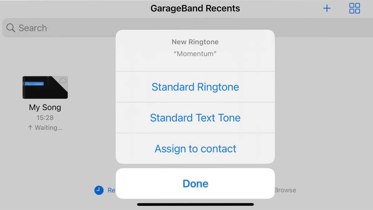 Hoe maak je een iPhone ringtone met GarageBand 16