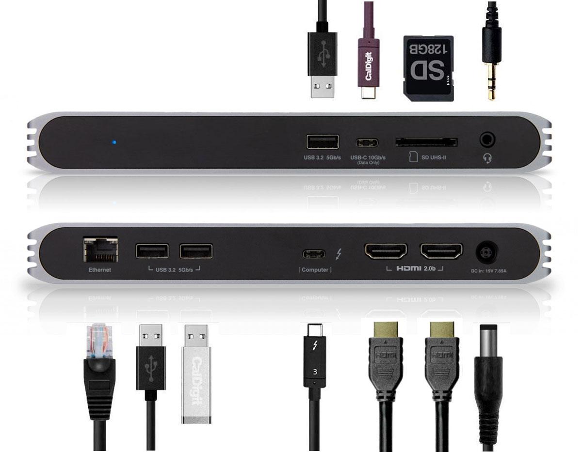 Caldigit USB-C HDMI Dock - Voordeligste dual-HDMI-dock voor gemengde USB-C- en Thunderbolt 3