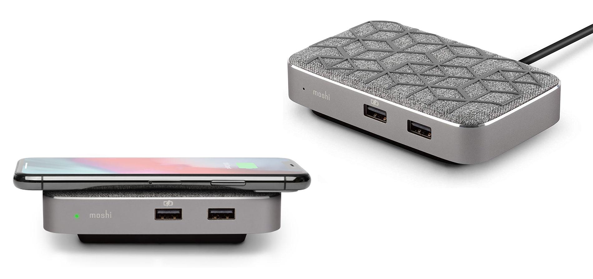 Moshi Symbus Q - Beste USB-C dock voor draadloos opladen van telefoon