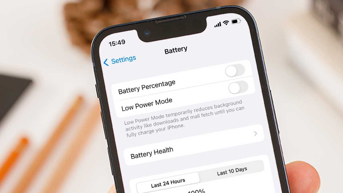 Hoe het batterijpercentage in te schakelen in iOS 16 Instellingen