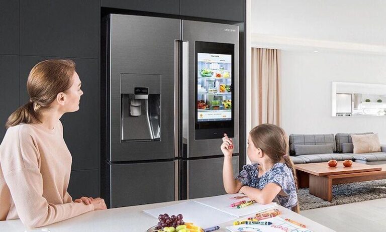 Family Hub ingebouwd in koelkast