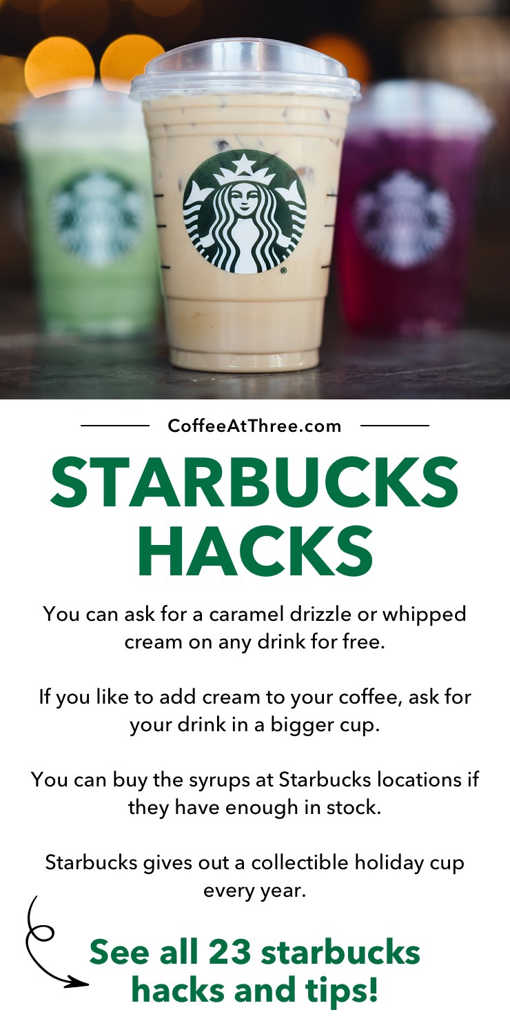 23 Starbucks Hacks en Tips