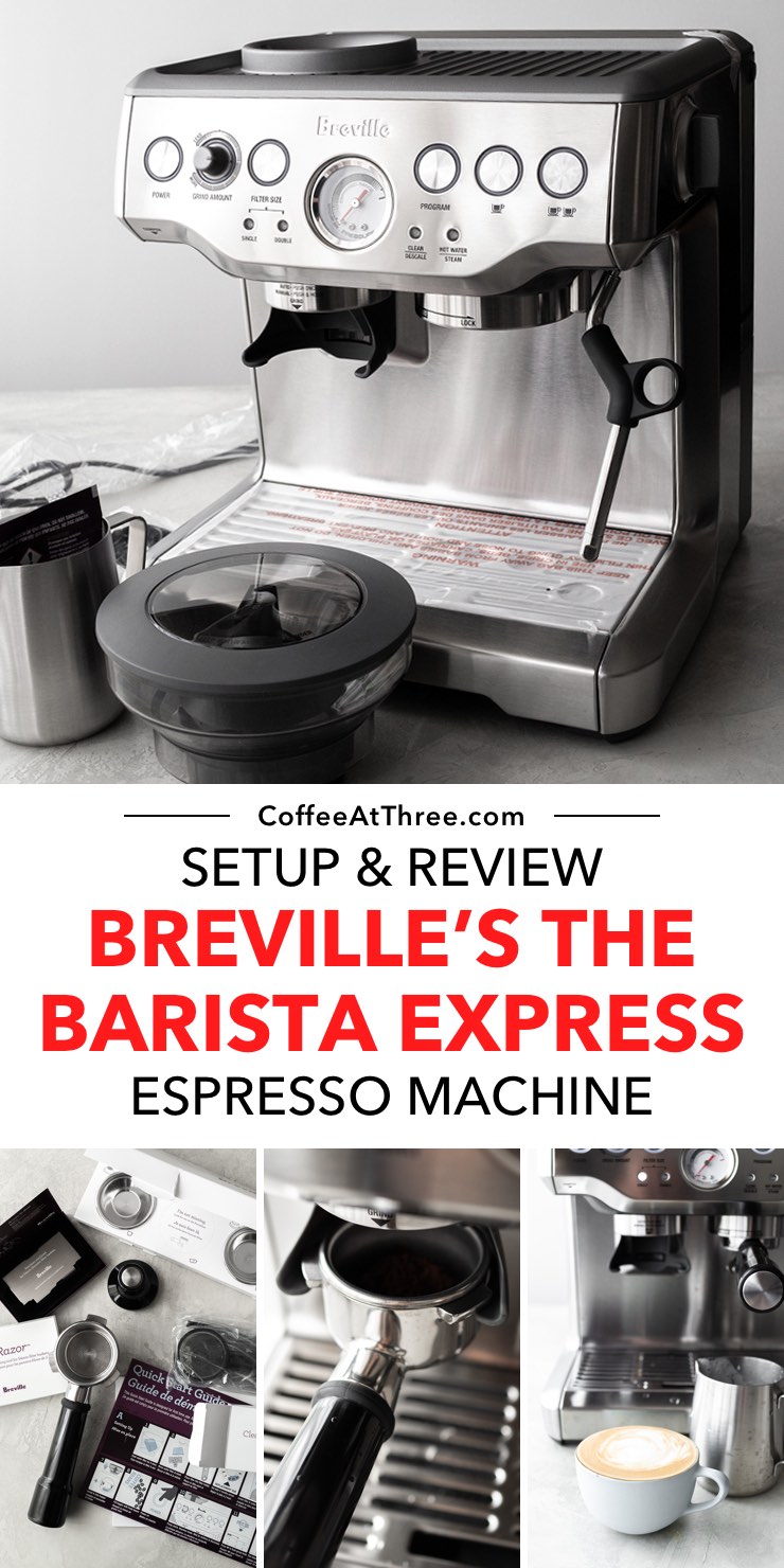 Breville Barista Express Espresso Machine Setup &Recensie