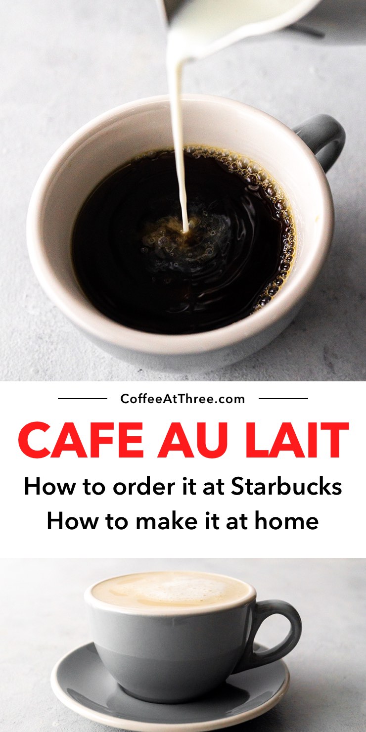 Cafe au Lait: overzicht, stappen om het te maken en hoe het te bestellen bij Starbucks