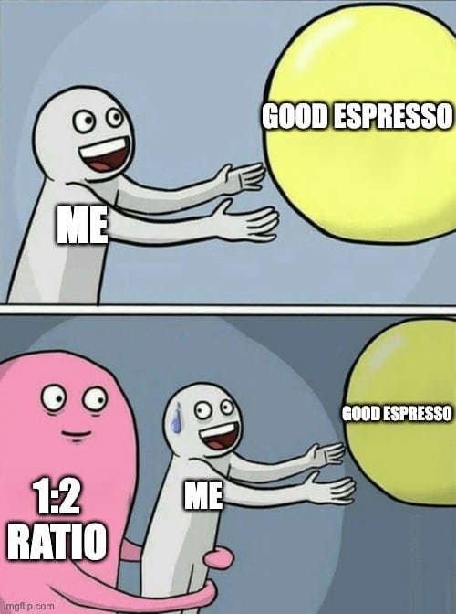 espresso meme verhouding