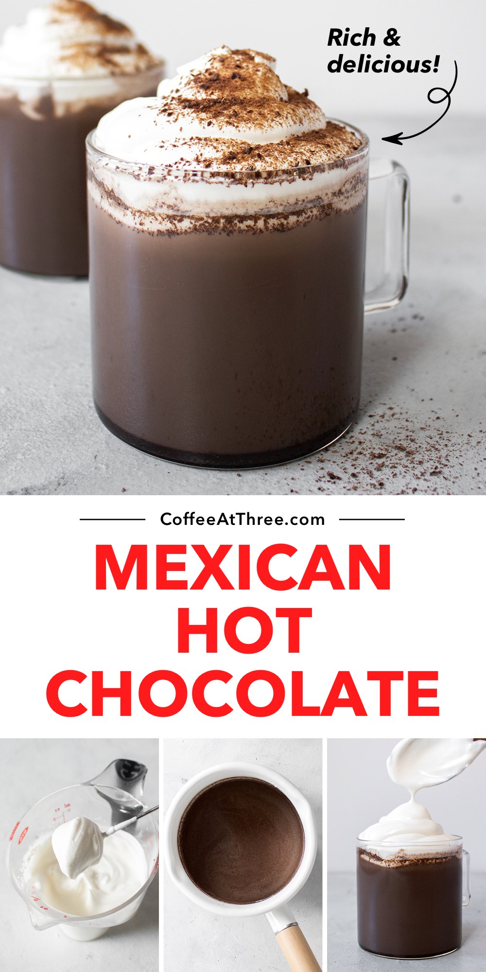 Makkelijke Mexicaanse warme chocolademelk
