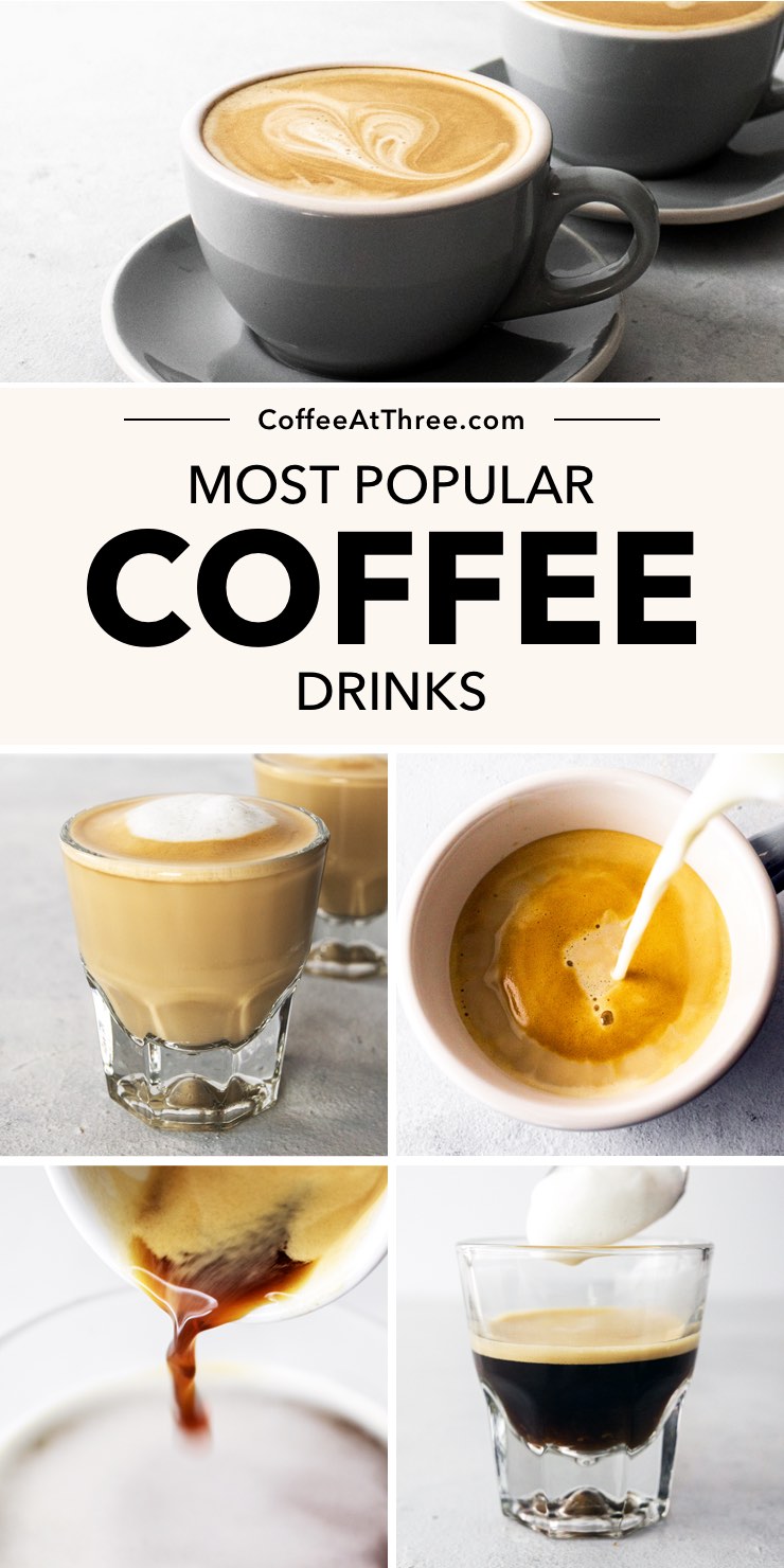 Meest populaire koffiedranken en hoe ze verschillen
