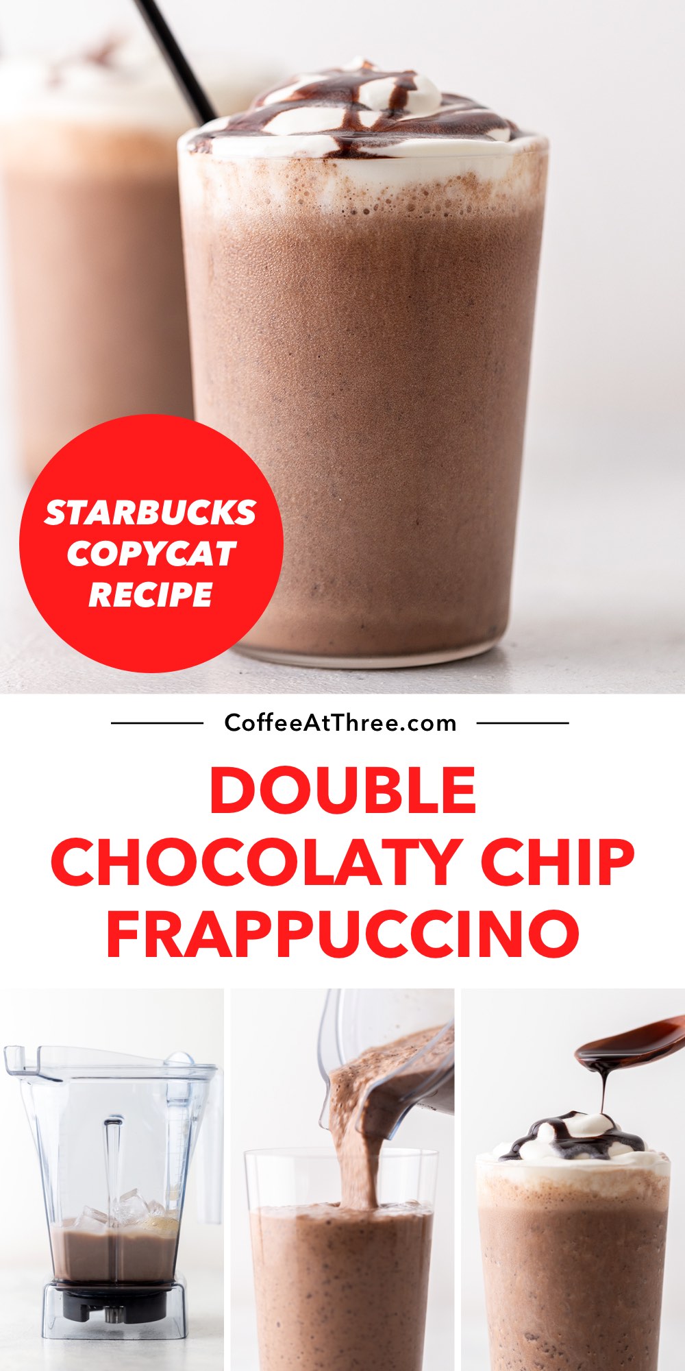 Starbucks Double Chocolaty Chip Frappuccino Copycat