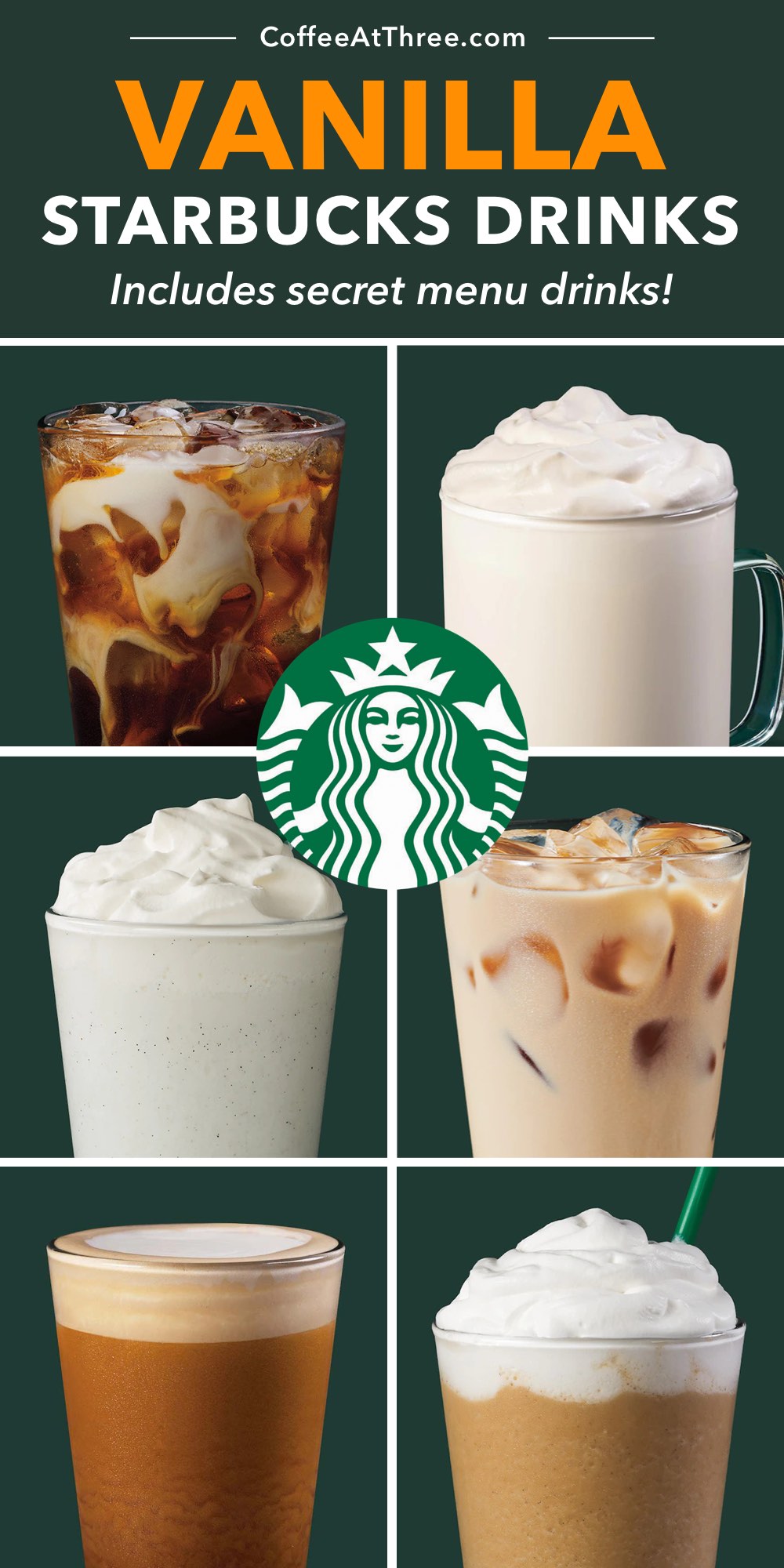 31 Vanille Starbucks-drankjes (inclusief geheim menu)