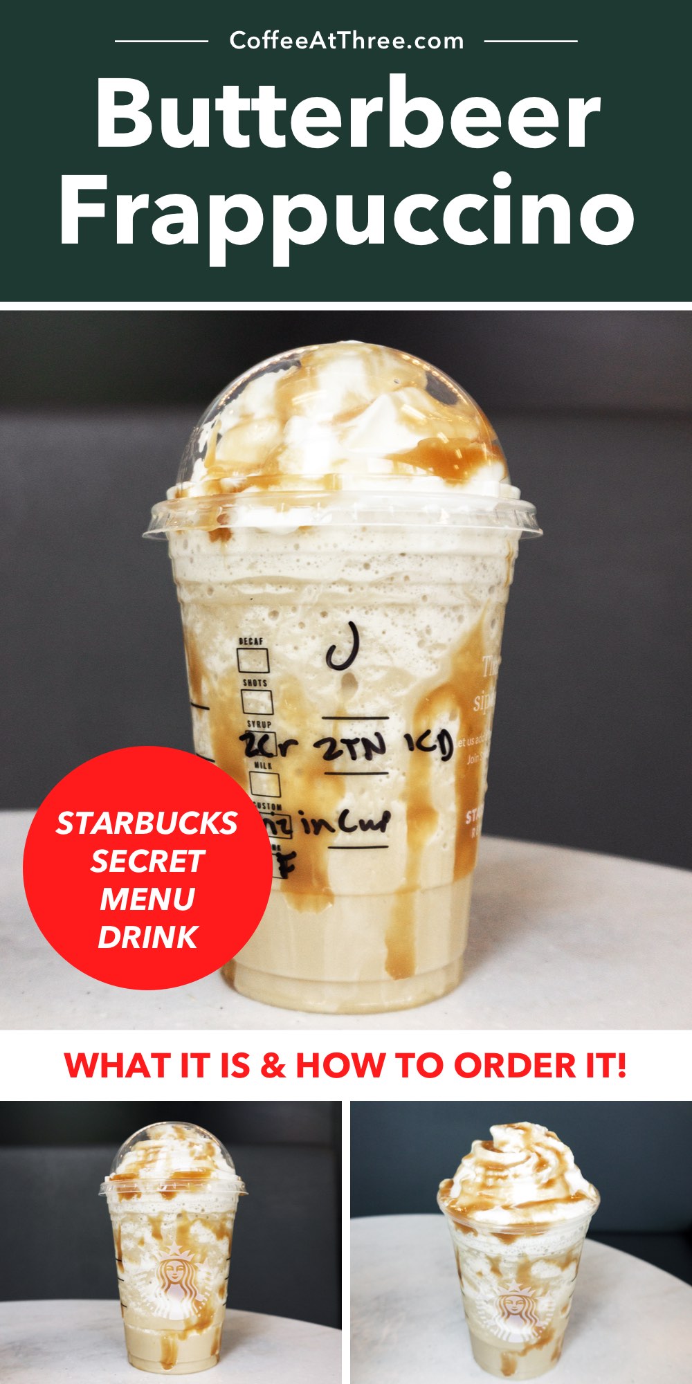 Boterbier Frappuccino (Starbucks Secret Menu)