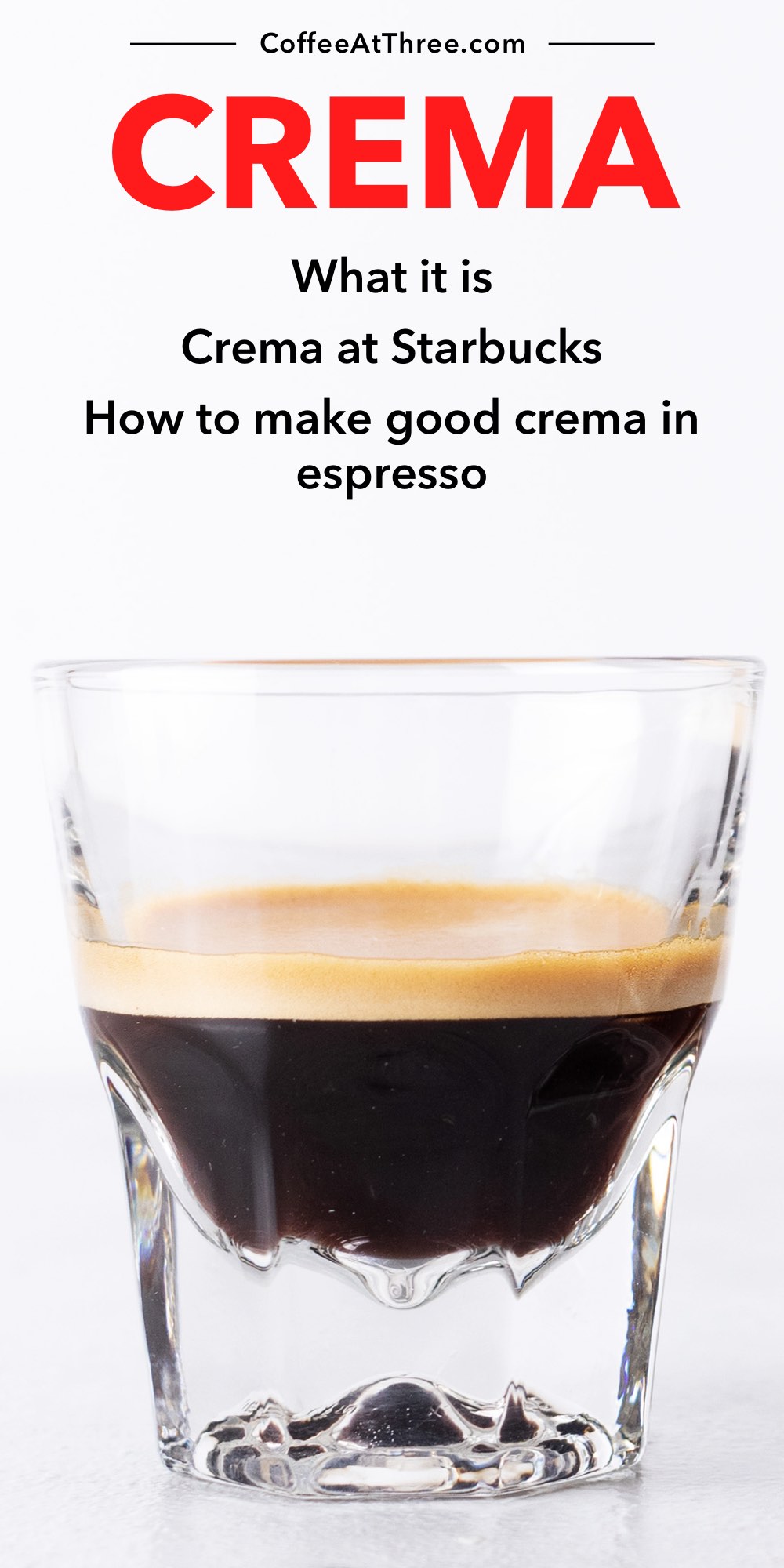 Crema: wat het is en stappen om espresso te maken met crema