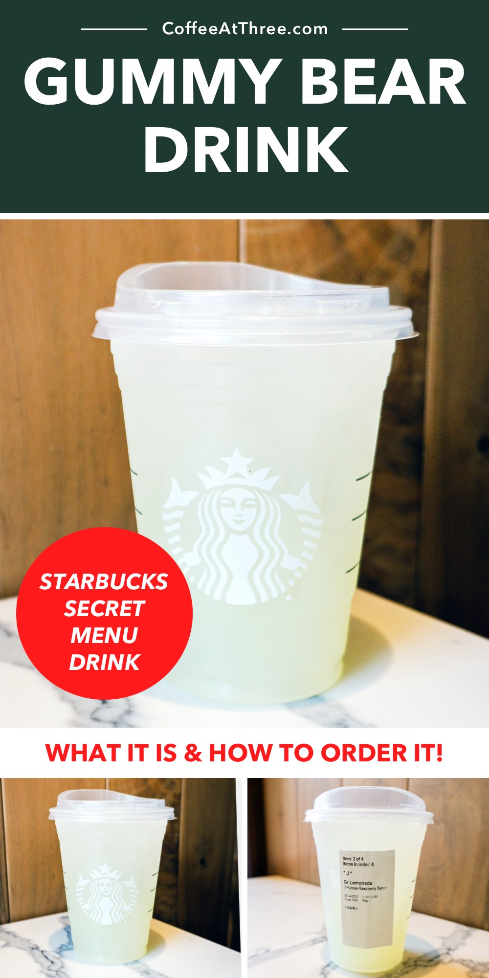 Gummy Bear Drink (Starbucks Geheim Menu)