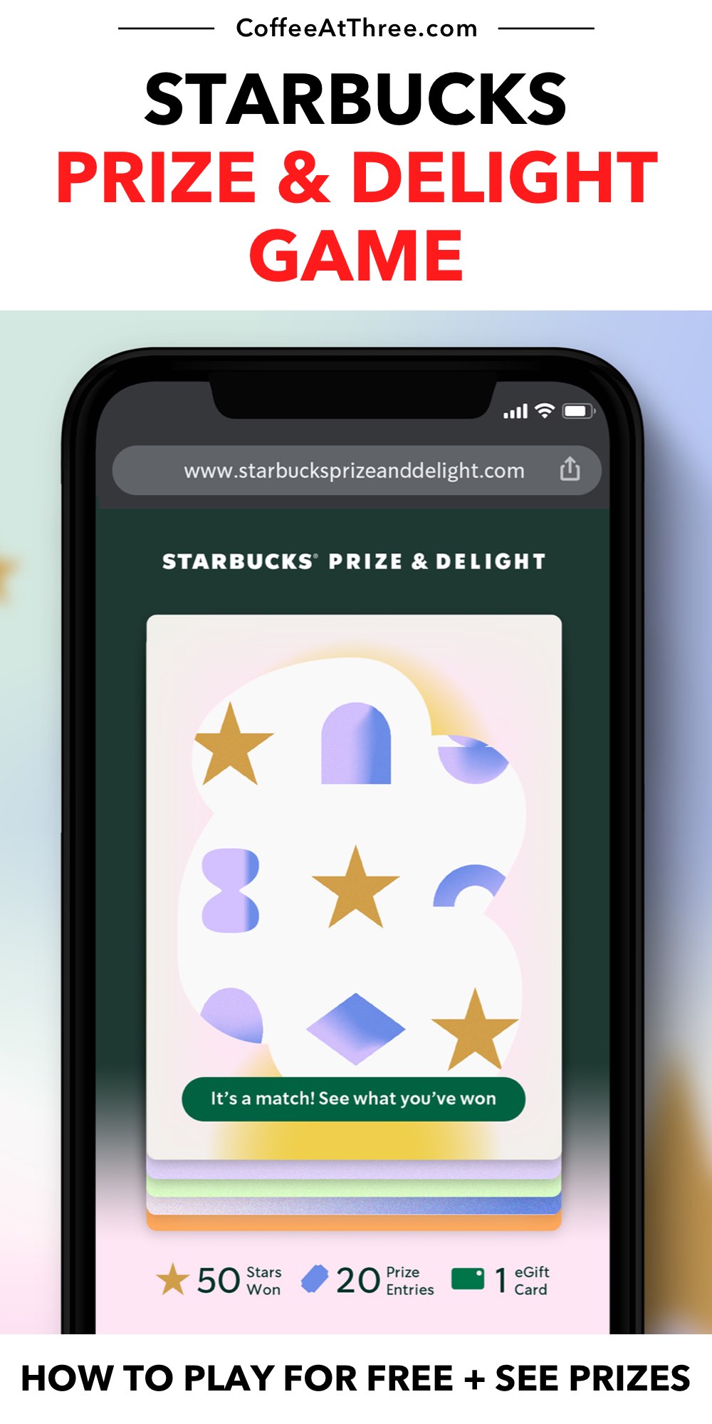 Starbucks Prize &Delight Game: hoe gratis te spelen en prijzen