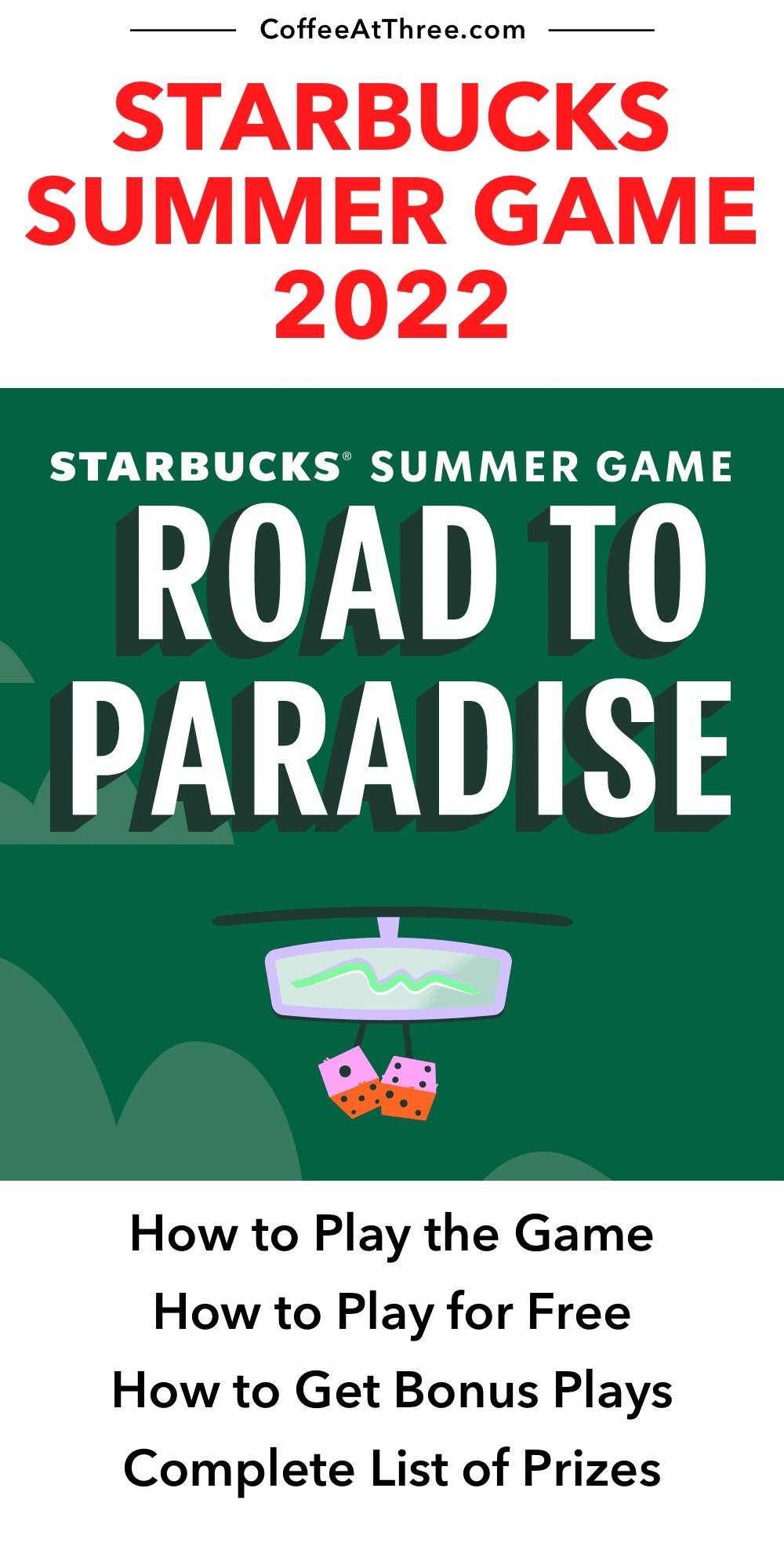 Starbucks Summer Game 2022: gratis spelen en prijzen