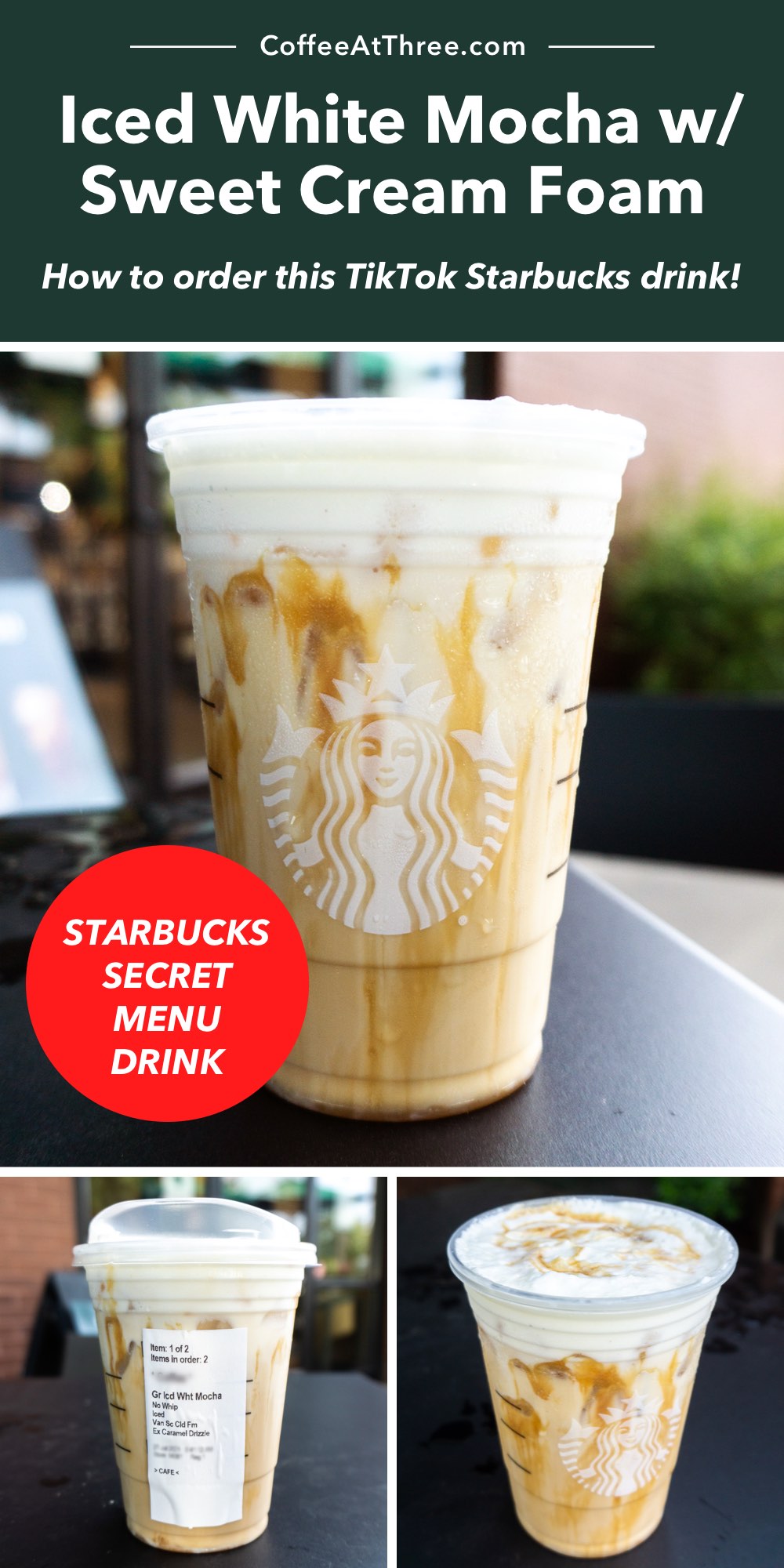 TikTok Iced White Mokka (Starbucks Secret Menu)