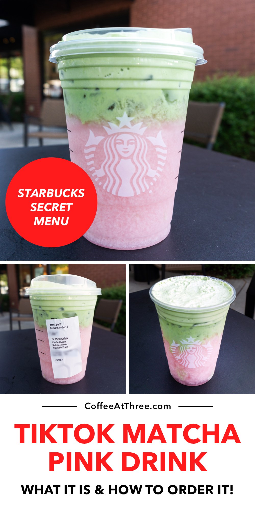 TikTok Matcha Pink Drink (Starbucks Secret Menu)