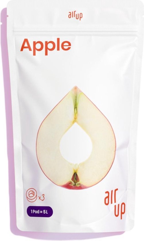 air up 3er Packket Pods - Smaak Appel - Voor het op smaak brengen van Water - 0 Suiker - 0 Calorie