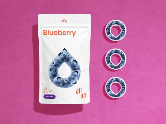 Air Up Blueberry Pods - Inclusief 3 pods - 23 refills - navulling - hydraterend - Air up - geurwater - vegan - bio