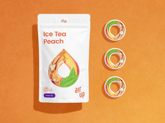 Air Up Pods - Ice Tea Peach - Premium Edition 3 pods - hydraterend - Air up - geurwater - vegan - bio