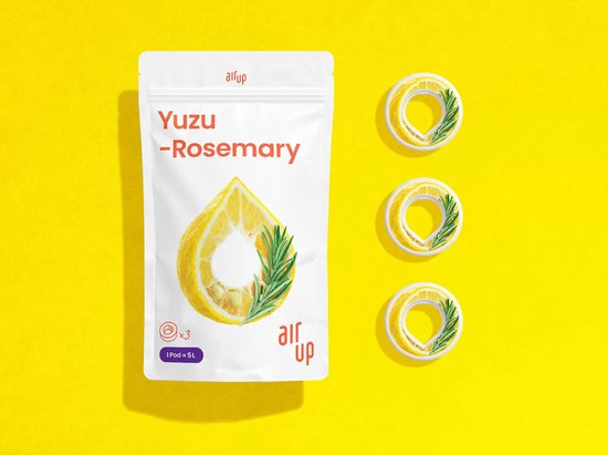 Air Up Pods - Yuzu-Rosemary rozemarijn - Inclusief 3 pods - hydraterend - Air up - geurwater - vegan - bio